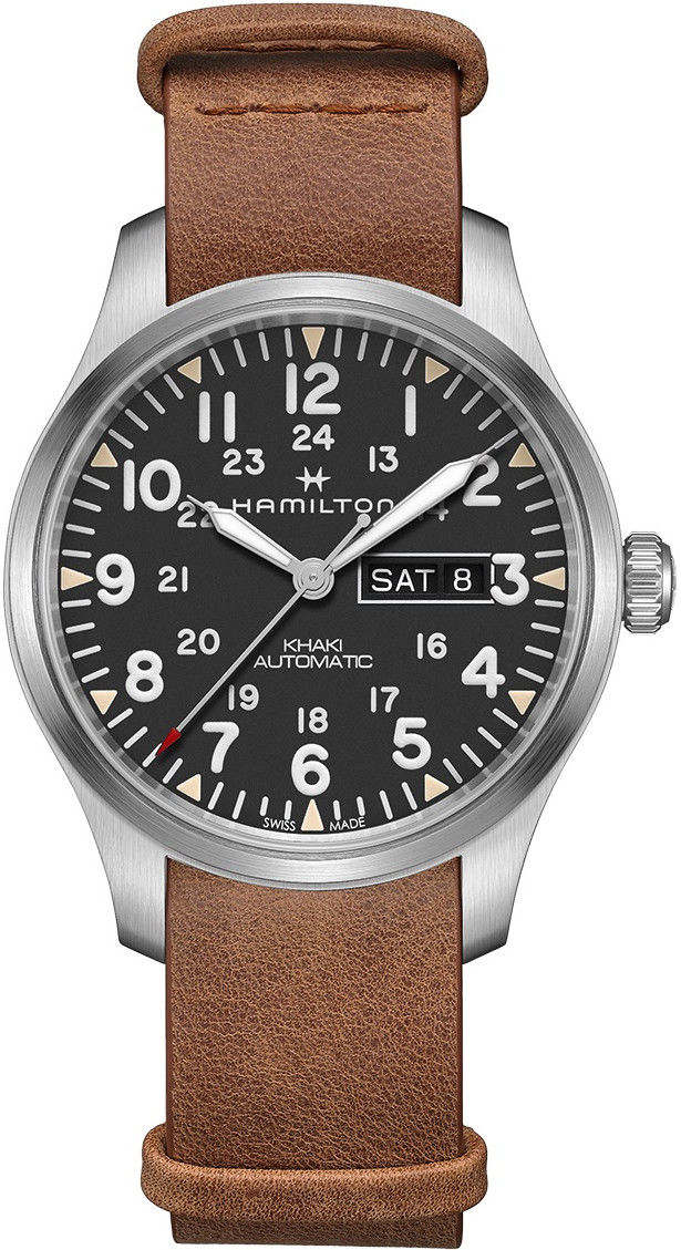 Hamilton Khaki Field Automatic Day Date H70535531 ...