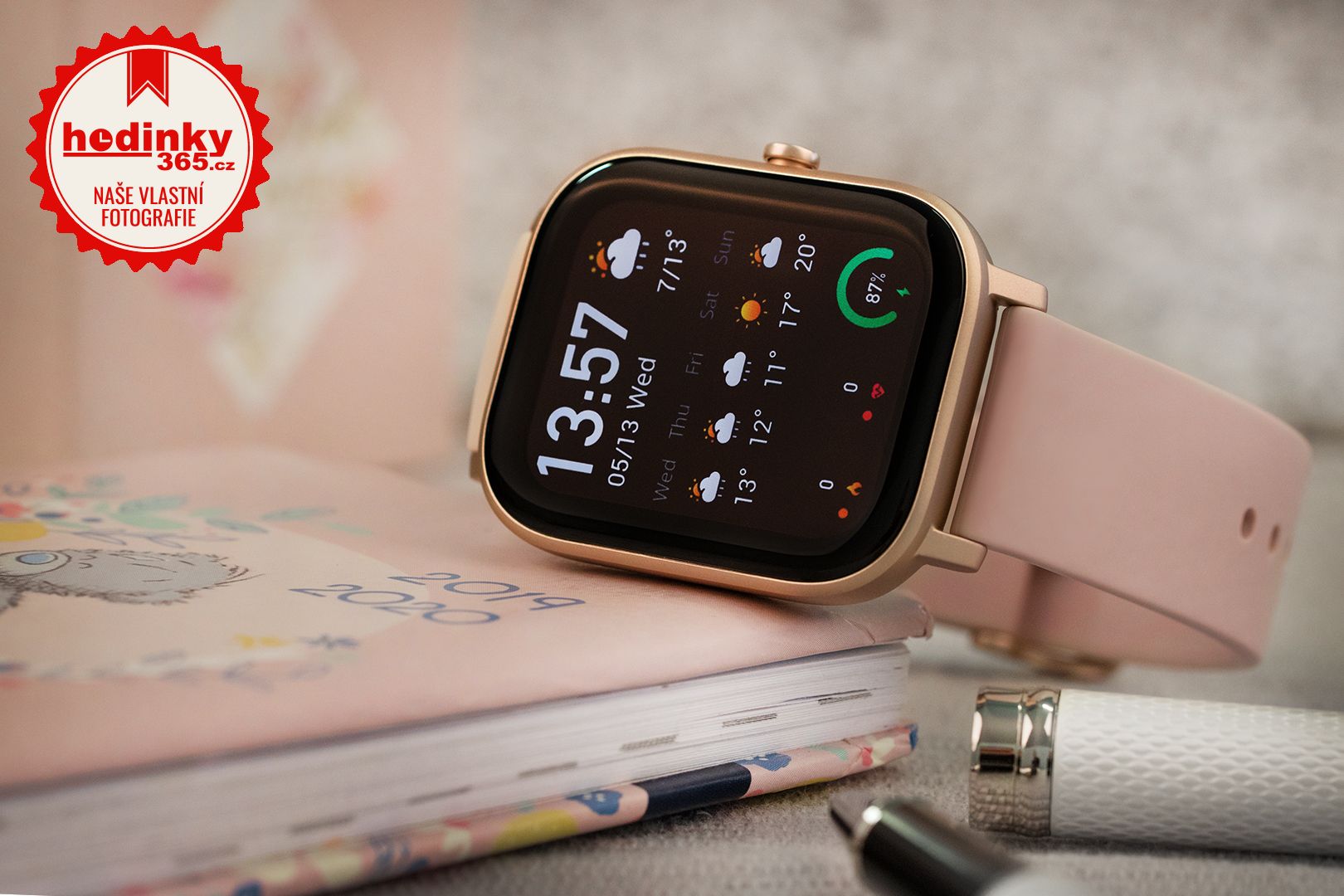 xiaomi amazfit gts rose pink