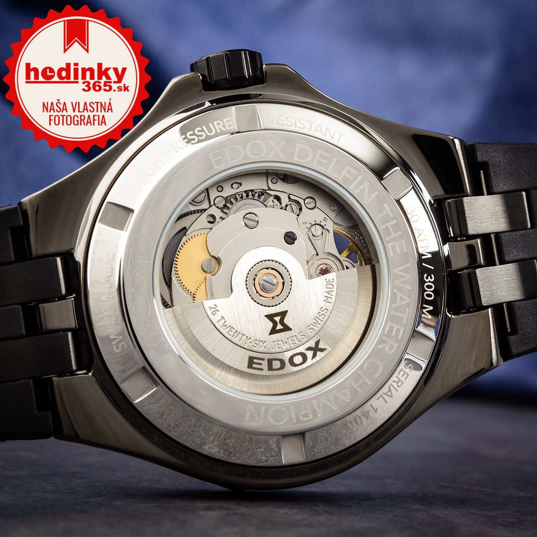 エドックス EDOX DELFIN MECANO AUTOMATIC腕時計 85303-3M-BUIGB (EDOX