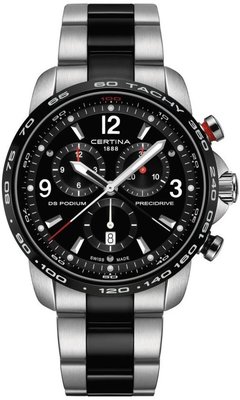 Certina DS Podium Quartz Precidrive Big Size Chronograph 1/100 SEC C001.647.22.057.00