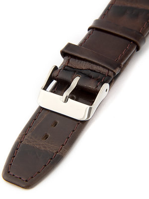 Dámsky kožený hnedý remienok k hodinkám W-309-D