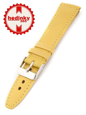 Dámsky kožený žltý remienok k hodinkám W-309-E