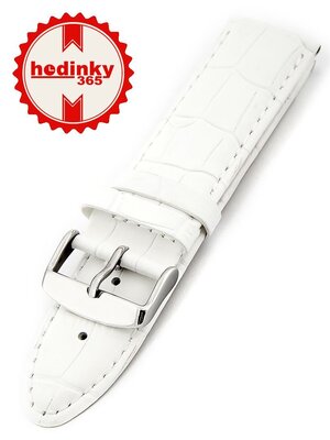 Kožený remienok Mavex HYP-01-WHITE, biely