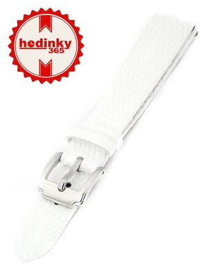 Kožený remienok Mavex HYP-02-WHITE, biely