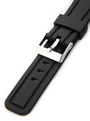 Unisex plastový čierny remienok P059