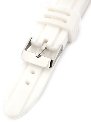 Unisex silikónový biely remienok k hodinkám SC-01B