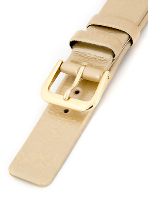 Dámský koženkový zlatý řemínek k hodinkám R1-GOL1