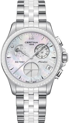 Certina DS First Lady Quartz Precidrive Chronograph Moon Phase C030.250.11.106.00