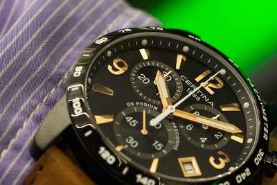 Certina DS Podium Quartz Precidrive Chronograph 1/10 Sec C034.417.36.057.00