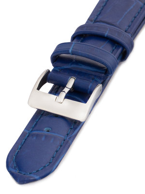 Dámsky kožený modrý Condor remienok k hodinkám 613.05RW