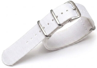 Nylonový remienok Ricardo Kronplatz, White, NATO