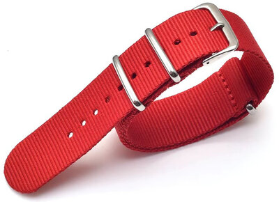 Nylonový remienok Ricardo Kronplatz, Red, NATO