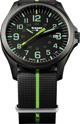 Traser P67 Officer Pro Gunmetal Black/Lime 