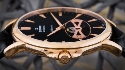 Edox Les Bémonts Open Heart 85021 37R NIR
