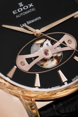 Edox Les Bémonts Open Heart 85021 37R NIR