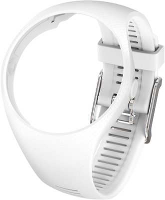 Unisex silikónový remienok Polar k hodinkám M200 biely S/M