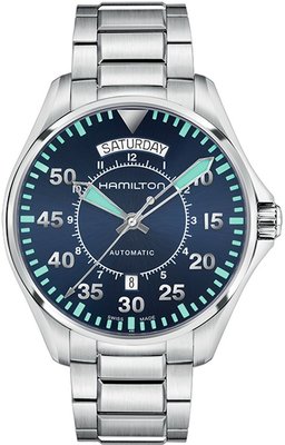 Hamilton Khaki Aviation Pilot Day Date Auto H64615145