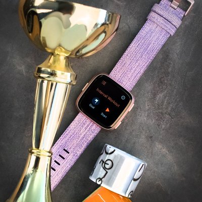 Fitbit Versa Lavender Woven FB505RGLV-EU