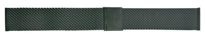 Traser náramek ocelový milanese pro modely P59 ocelový PVD černý / šíře 18 mm