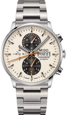 Mido Commander Automatic Chronograph COSC Chronometer M016.415.11.261.00 Limited Edition