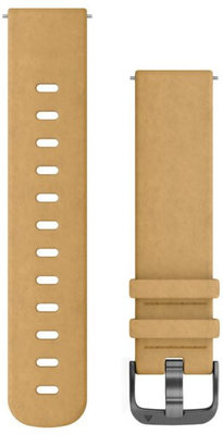 Kožený remienok Garmin 20mm (pro Venu, Venu Sq, Venu Sq 2, Venu 2 plus aj.), béžový, Quick Release