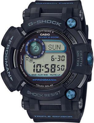 Casio G-Shock Master of G Frogman GWF-D1000B-1LTD 35th Anniversary Collectors Set with Hard Case & Diving Knife Limited Edition 350pcs