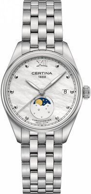 Certina DS-8 Lady Quartz COSC Chronometer Moon Phase C033.257.11.118.00