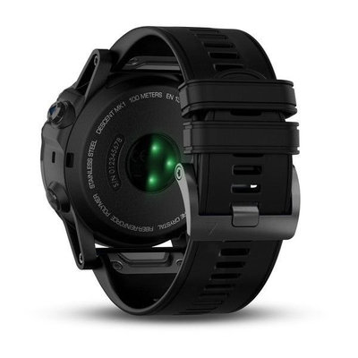 Garmin Descent Mk1 Sapphire Gray Titanium, Black band