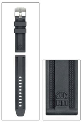 Gumový čierny remienok k hodinkám Luminox FP8800.20Q