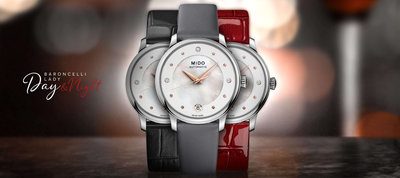 Mido Baroncelli II Lady Day & Night Automatic M039.207.16.106.00 (+ 2x náhradný remienok)