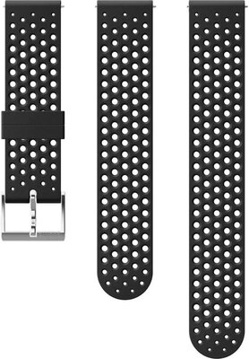 Silikónový remienok k hodinkám Suunto 3 Fitness Black/Steel S+M 20mm