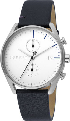 Esprit Lock Chrono Silver Blue ES1G098L0025