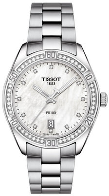 Tissot PR 100 Lady Quartz Sport Chic Diamonds T101.910.61.116.00 Special Edition