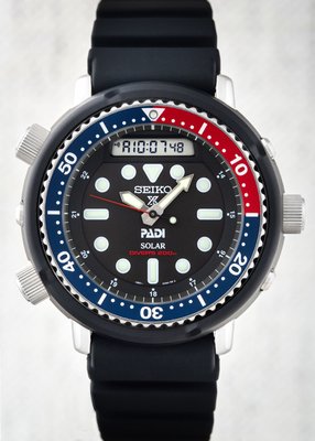 Seiko Prospex Sea Solar Diver's PADI SNJ027P1 "Arnie Pepsi"