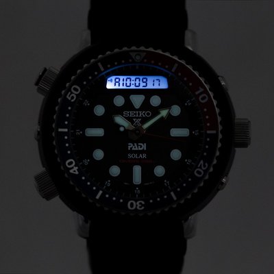 Seiko Prospex Sea Solar Diver's PADI SNJ027P1 "Arnie Pepsi"