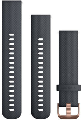 Silikónový remienok Garmin 20mm (pro Venu, Venu Sq, Venu 2 plus aj.), modrý, Quick Release, + predĺžená časť