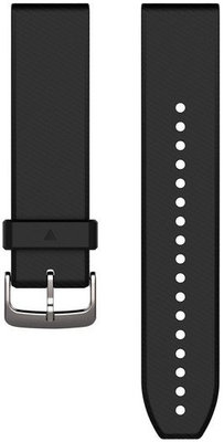 Silikónový remienok Garmin 22mm, Black, QuickFit, 010-12500-00