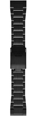 Titánový náramok Garmin 26mm (pro Garmin Fenix 8/7X/6X (51mm), Tactix aj.), čierny V2, QuickFit