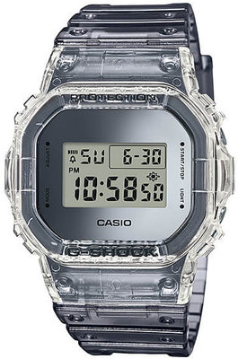 Casio G-Shock Original DW-5600SK-1ER Clear Skeleton Series
