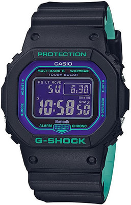 Casio G-Shock Original GW-B5600BL-1ER 90s Color Blue and Purple Accent Series