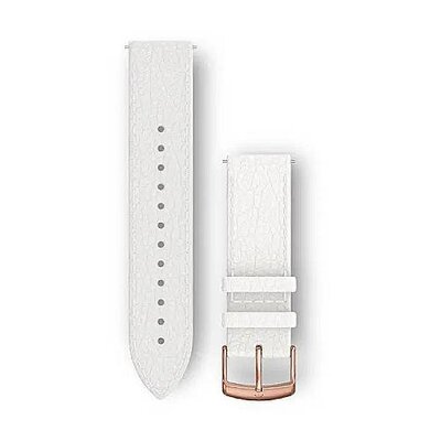 Kožený remienok Garmin 20mm (pro Venu, Venu Sq, Venu 2 plus aj.), biely V1, Quick Release