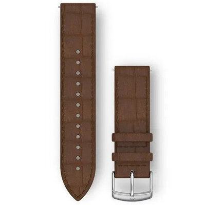 Kožený remienok Garmin 20mm (pro Venu, Venu Sq, Venu 2 plus aj.), hnedý V1, Quick Release