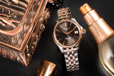 Certina DS Action Lady Quartz Precidrive COSC Chronometer Diamonds C032.051.22.086.00