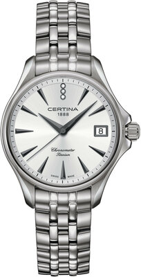 Certina DS Action Lady Quartz Precidrive COSC Chronometer Diamonds C032.051.44.036.00