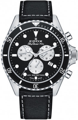 Edox Skydiver 70s Quartz Chronograph 10238-3nc-nia