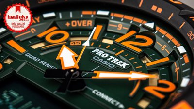 Casio Protrek Quad Sensor PRT-B50FE-3ER (+ náhradní textilní řemínek)