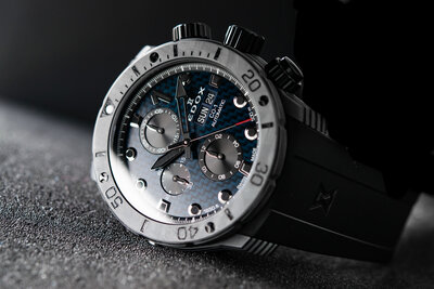 Edox CO-1 Automatic Chronograph Helium Valve 01125-clngnbunn