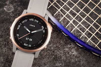 Garmin Fenix 6S PRO Sapphire, RoseGold/Gray Band (MAP/Music)