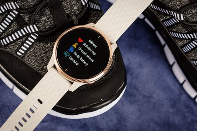 Garmin Venu RoseGold/Sand Band