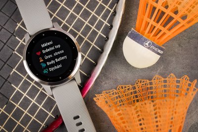 Garmin Vívoactive 4S Silver/Gray Band